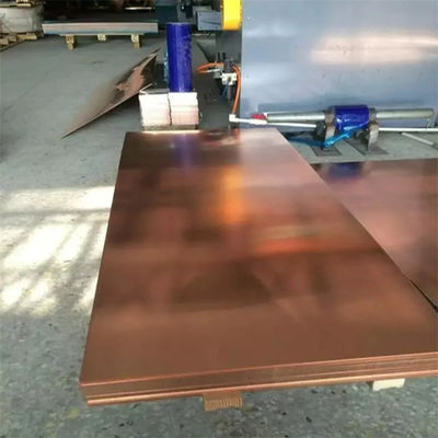 35-45 Hardness Customized Request 99.999% Pure Copper Sheet/Plate 0.3mm-5mm Thickness